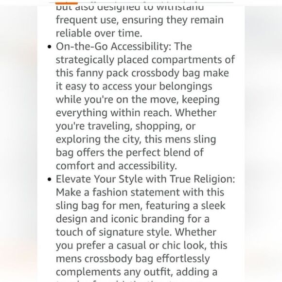 True Religion Yeta 2.0 Sling Bag - Picture 8 of 9